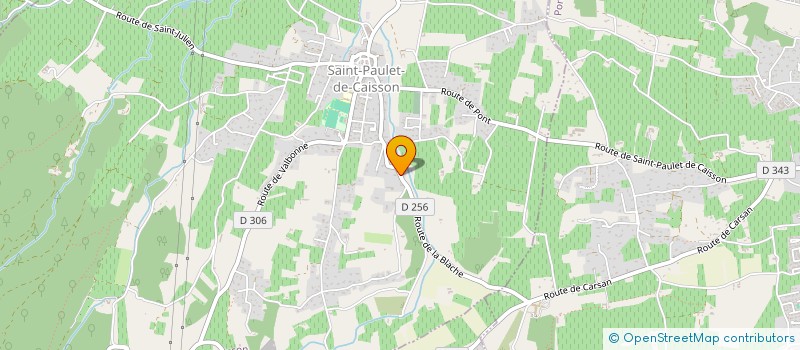 localisation de l'entreprise GROUPEMENT FONCIER AGRICOLE VINCENT AFTZZA  PONT ST ESPRIT