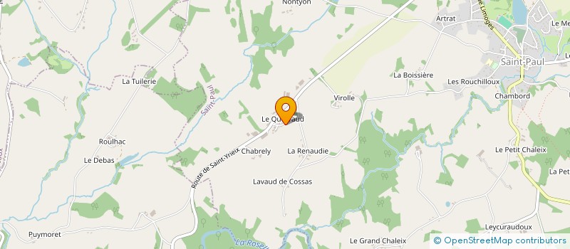 localisation de l'entreprise GROUPEMENT FONCIER AGRICOLEDU QUEYRAUD  SAINT-PAUL