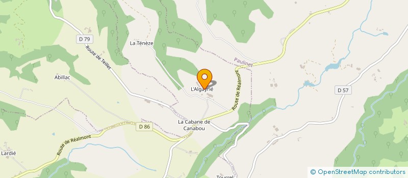 localisation de l'entreprise GROUPEMENT FONCIER DE L'ALGARIE  TEILLET