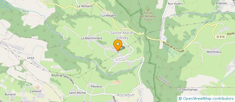 localisation de l'entreprise GROUPEMENT FONCIER DES BIBETS  SAINTE-MARIE-D'ALVEY