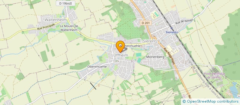 localisation de l'entreprise GROUPEMENT FONCIER  DU MOULIN  UFFHEIM