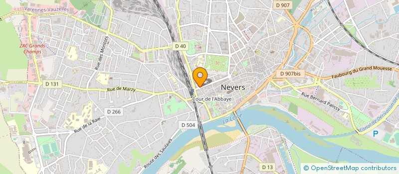 localisation de l'entreprise GROUPEMENT FONCIER DU NIVERNAIS MORVAN à NEVERS