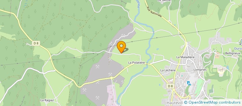 localisation de l'entreprise GROUPEMENT FONCIER DU PERE RUDE  PLATEAU D'HAUTEVILLE