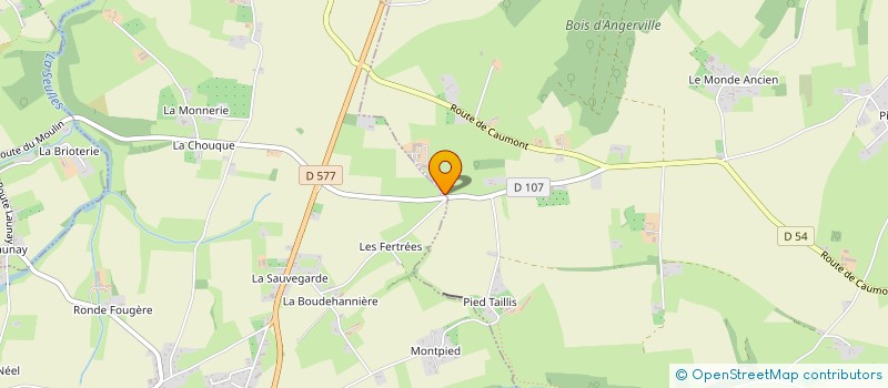 localisation de l'entreprise GROUPEMENT FONCIER DU TERRACARDIX à COURVAUDON