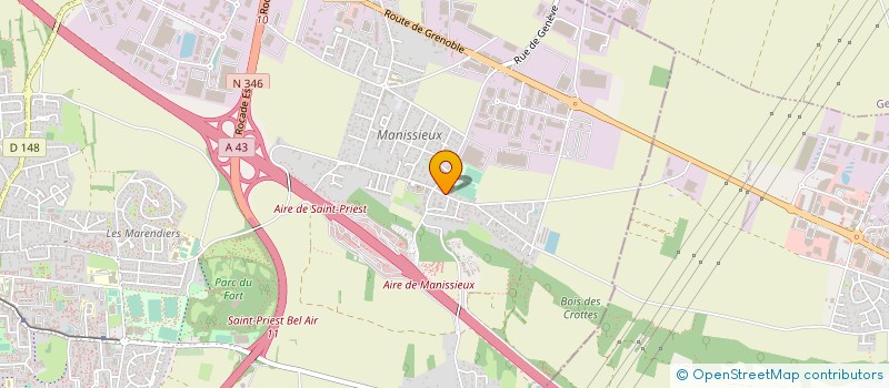 localisation de l'entreprise GROUPEMENT FONCIER FORESTIER BERNOUX à SAINT-PRIEST