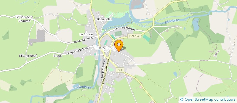 localisation de l'entreprise GROUPEMENT FONCIER FORESTIER CHAMIGNON  NEYRON