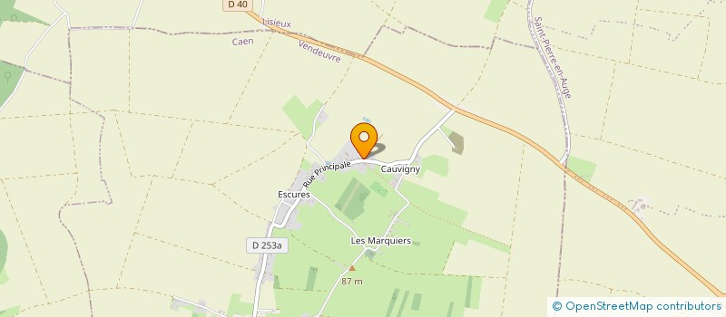 localisation de l'entreprise GROUPEMENT FONCIER FORESTIER DALMASSY  LOUVAGNY