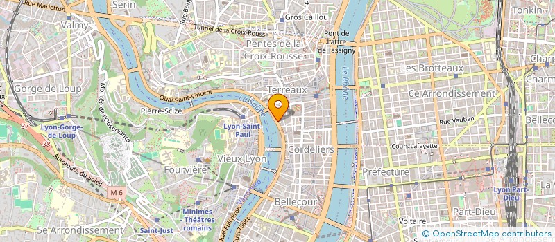 localisation de l'entreprise GROUPEMENT FONCIER FORESTIER DE FONDS TARDY  LYON