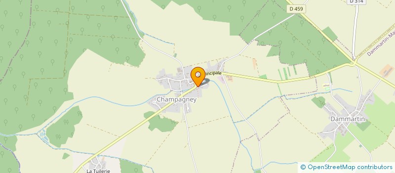 localisation de l'entreprise GROUPEMENT FONCIER FORESTIER DE LA SERRE-CHATEAUNEUF  MOISSEY