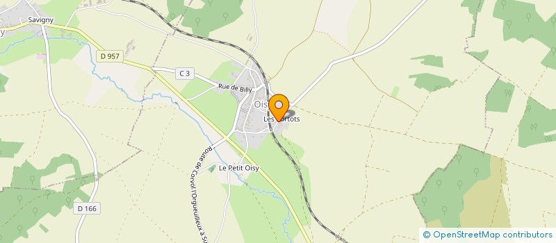 localisation de l'entreprise GROUPEMENT FONCIER FORESTIER DE POIL ROTI à OISY