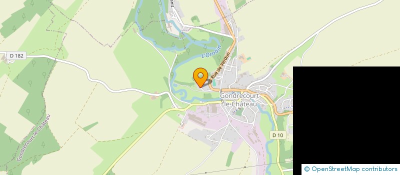 localisation de l'entreprise GROUPEMENT FONCIER FORESTIER DES PETITS-FILS à GONDRECOURT-LE-CHATEAU