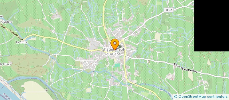 localisation de l'entreprise GROUPEMENT FONCIER LES TROIS TERROIRS  CHATEAUNEUF-DU-PAPE