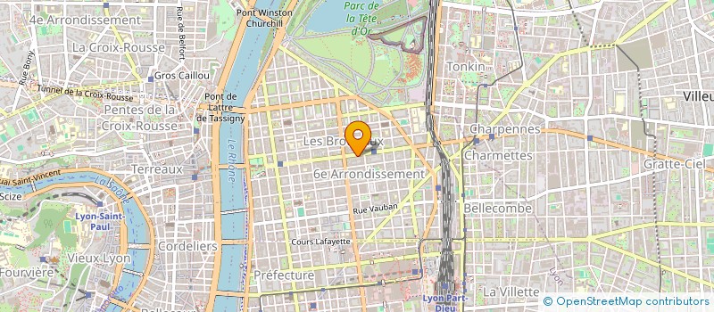 localisation de l'entreprise GROUPEMENT FONCIER LYONNAIS à LYON