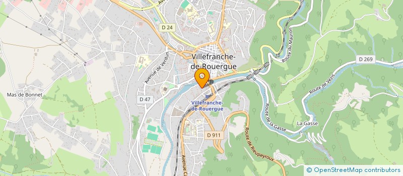 localisation de l'entreprise GROUPEMENT FONCIER PAYSAN DE SEGONS  LE BAS SEGALA