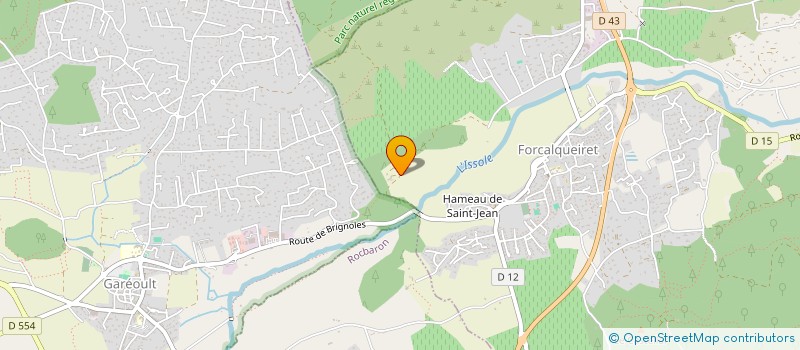 localisation de l'entreprise GROUPEMENT FONCIER RURAL ALEXANDRA  FORCALQUEIRET