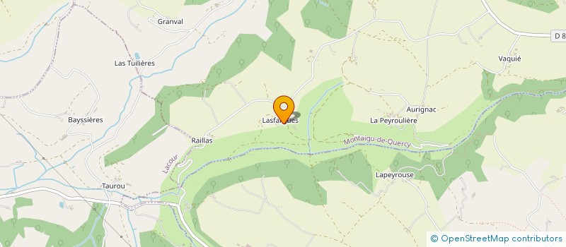 localisation de l'entreprise GROUPEMENT FONCIER RURAL AUNIBATH  MONTAIGU-DE-QUERCY