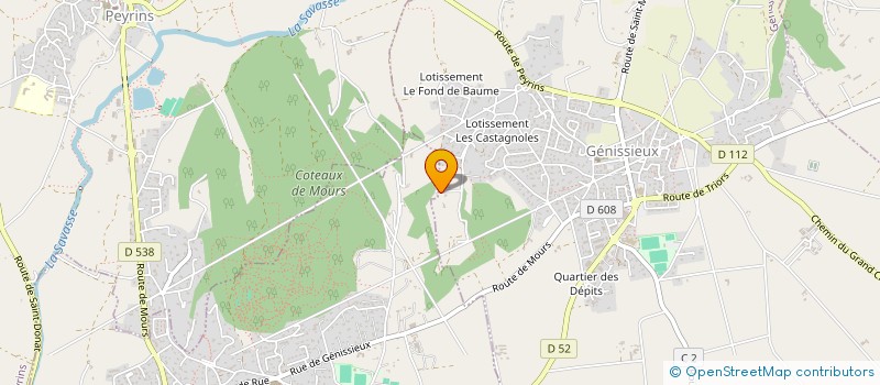 localisation de l'entreprise GROUPEMENT FONCIER RURAL AZU - LE MONTCEAU  GENISSIEUX