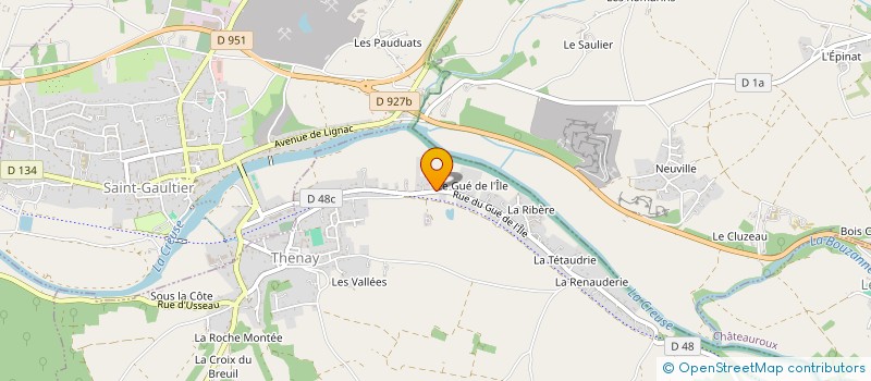 localisation de l'entreprise GROUPEMENT FONCIER RURAL BALLYHEIGUE à THENAY