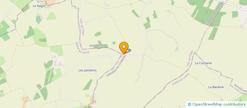 localisation de l'entreprise GROUPEMENT FONCIER RURAL BLOT  VILLEDIEU-LE-CHATEAU