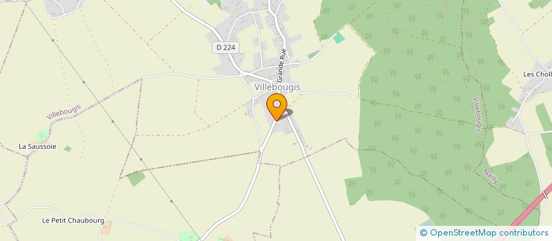 localisation de l'entreprise GROUPEMENT FONCIER RURAL BOGIBOIS  VILLEBOUGIS