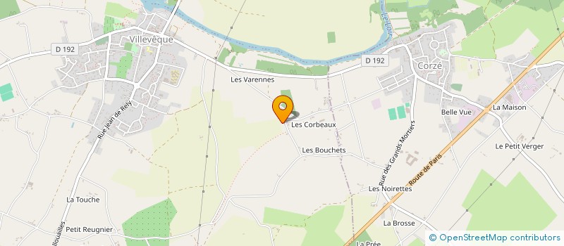 localisation de l'entreprise GROUPEMENT FONCIER RURAL CHANTELOUP  MARCE