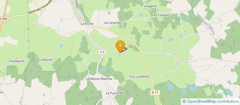 localisation de l'entreprise GROUPEMENT FONCIER RURAL CHARNEUVE  LA ROCHE-L'ABEILLE