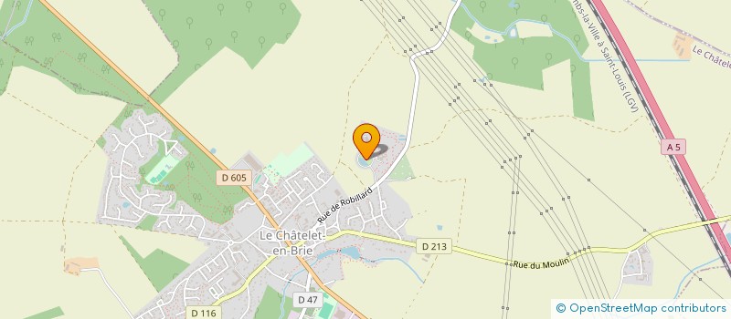 localisation de l'entreprise GROUPEMENT FONCIER RURAL CLOS L'ABBE  LE CHATELET-EN-BRIE