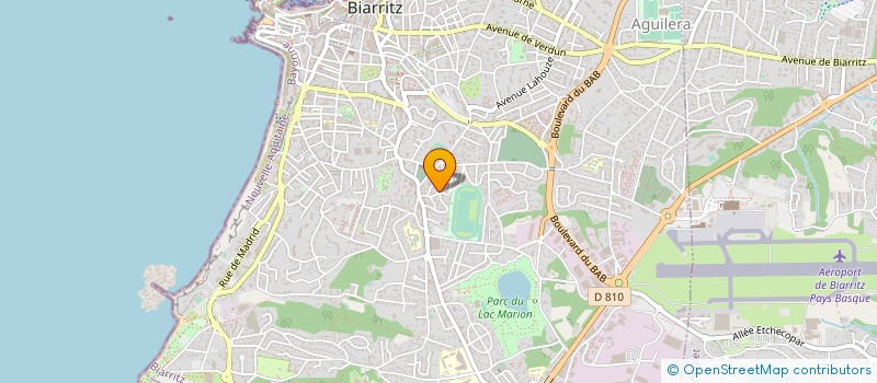 localisation de l'entreprise GROUPEMENT FONCIER RURAL D'ALBRET à BIARRITZ