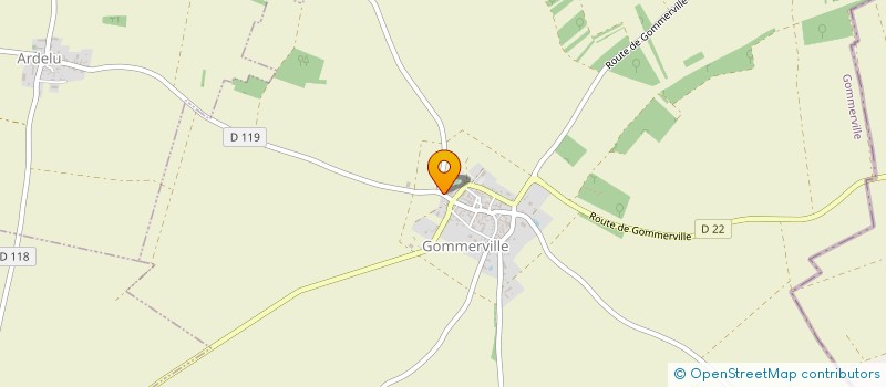 localisation de l'entreprise GROUPEMENT FONCIER RURAL D'ARNOUVILLE à GOMMERVILLE