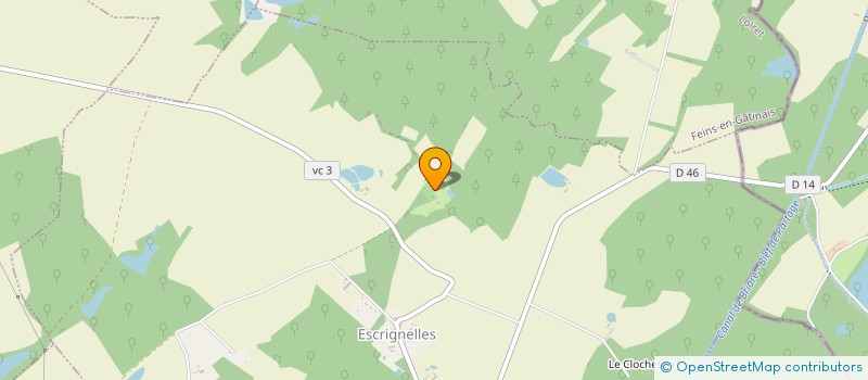 localisation de l'entreprise GROUPEMENT FONCIER RURAL DE BELHANTE à ESCRIGNELLES