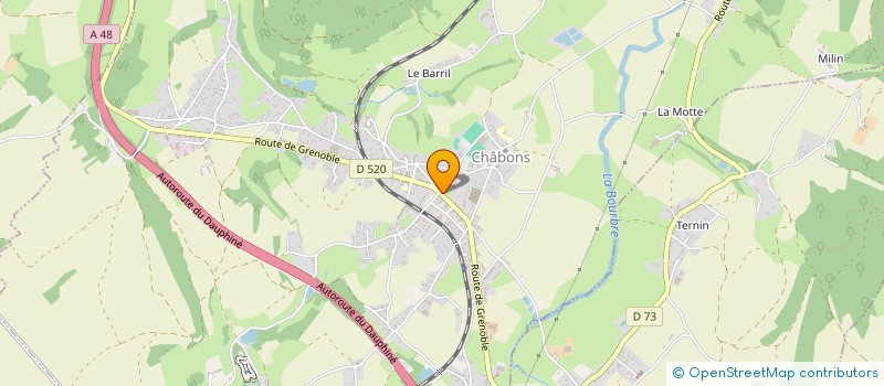 localisation de l'entreprise GROUPEMENT FONCIER RURAL DE BREILLIERE  CHABONS