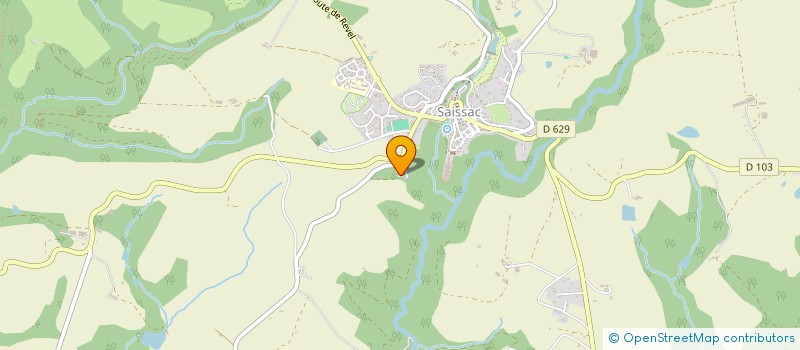 localisation de l'entreprise GROUPEMENT FONCIER RURAL DE CAMARES  SAISSAC