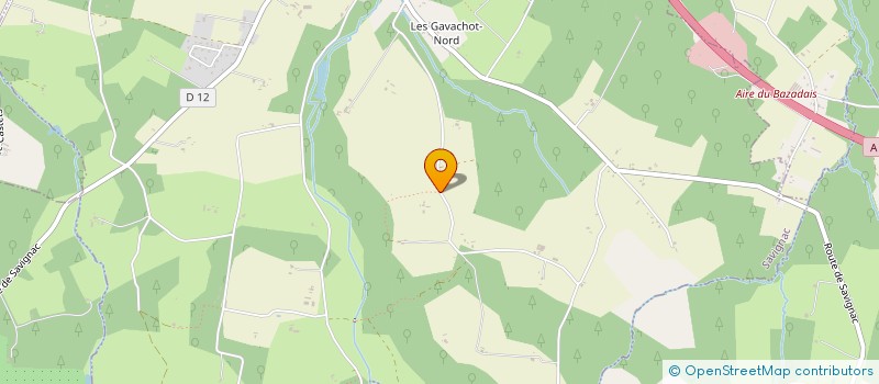 localisation de l'entreprise GROUPEMENT FONCIER RURAL DE CAP BLANC  SAVIGNAC