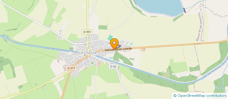 localisation de l'entreprise GROUPEMENT FONCIER RURAL DE CHANET  BAIRON ET SES ENVIRONS