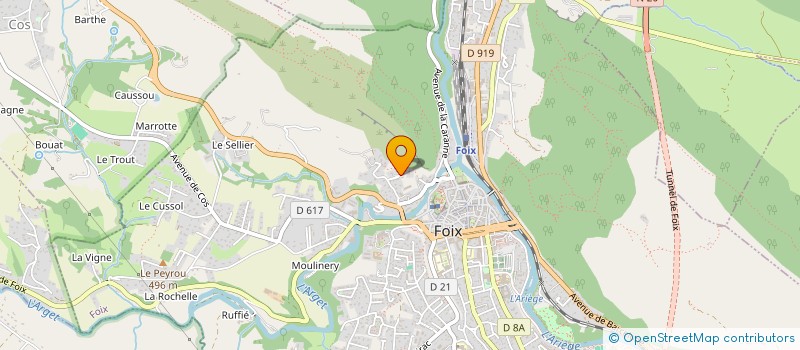 localisation de l'entreprise GROUPEMENT FONCIER RURAL DE EREBUS à FOIX