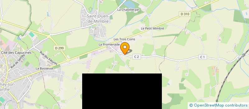 localisation de l'entreprise GROUPEMENT FONCIER RURAL DE GFR DE LA HOTTERIE  SAINT OUEN DE MIMBRE