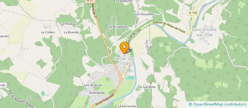 localisation de l'entreprise GROUPEMENT FONCIER RURAL DE GFR DES MAVALIERS  COULAURES