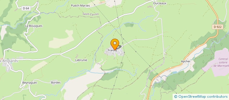 localisation de l'entreprise GROUPEMENT FONCIER RURAL DE GFR DU PLATEAU à SAINT-CERNIN