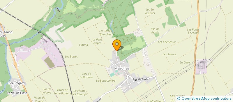 localisation de l'entreprise GROUPEMENT FONCIER RURAL DE GFR SALMON  MAROLLES