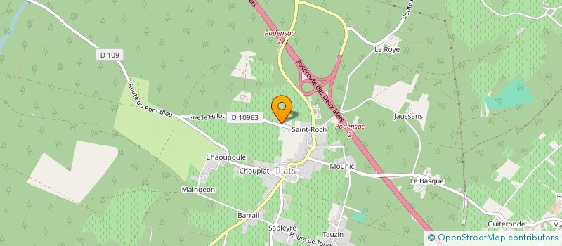 localisation de l'entreprise GROUPEMENT FONCIER RURAL DE HILLOT  ILLATS