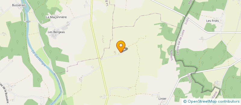 localisation de l'entreprise GROUPEMENT FONCIER RURAL DE L'EOLIENNE, G.F.R. DE L'EOLIENNE  NALLIERS