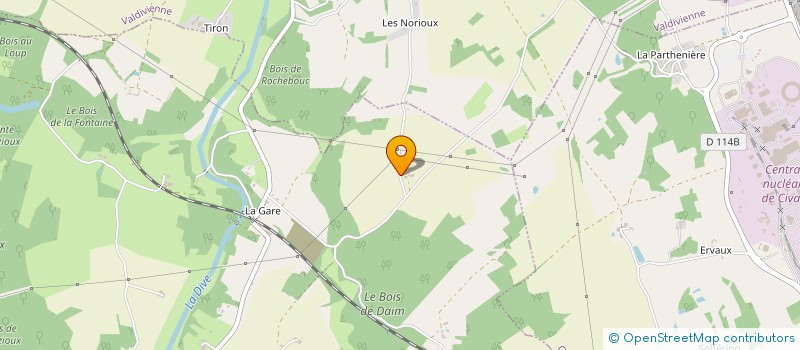 localisation de l'entreprise GROUPEMENT FONCIER RURAL DE L'ETOILE GFR DE L'ETOILE  LHOMMAIZE