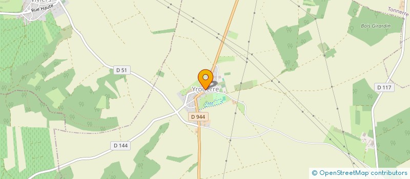 localisation de l'entreprise GROUPEMENT FONCIER RURAL DE L'ORANGERIE  YROUERRE