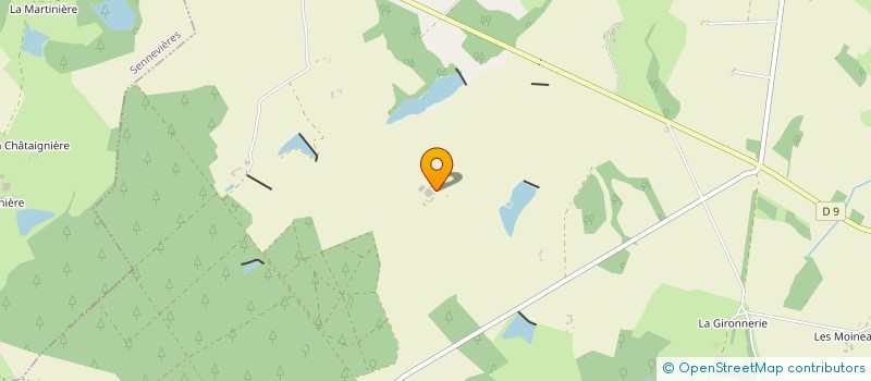 localisation de l'entreprise GROUPEMENT FONCIER RURAL DE LA BINELLERIE - GFR         DE LA BINELLERIE  LOCHE-SUR-INDROIS