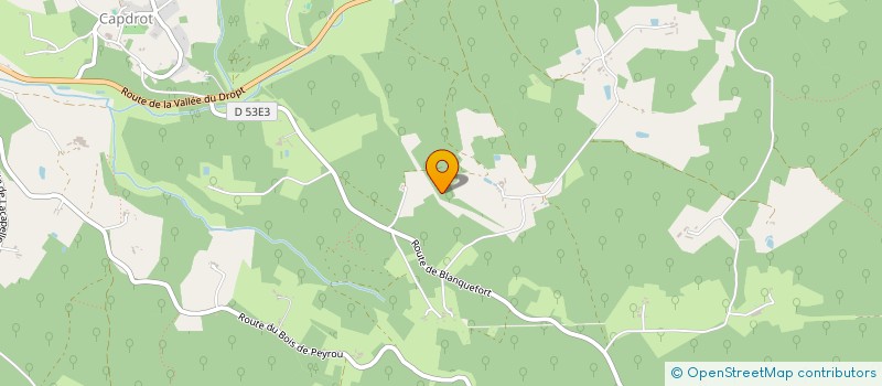 localisation de l'entreprise GROUPEMENT FONCIER RURAL DE LA BORIE  CAPDROT