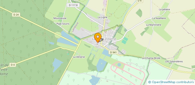 localisation de l'entreprise GROUPEMENT FONCIER RURAL DE LA BOULAS à LA FERTE-VIDAME