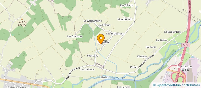 localisation de l'entreprise GROUPEMENT FONCIER RURAL DE LA BRUYERE à PANNES