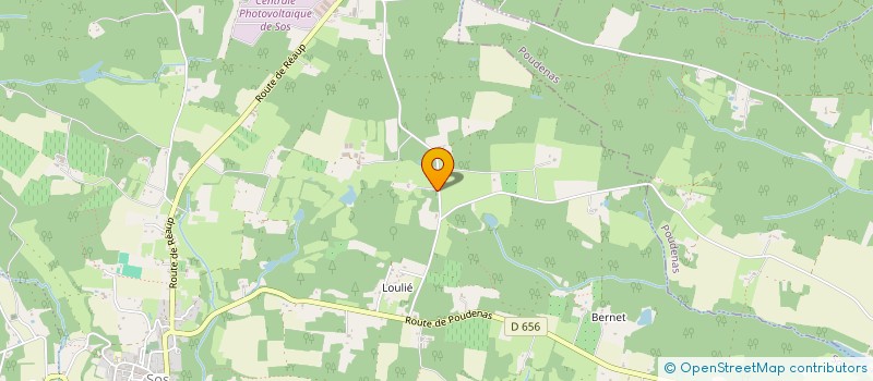 localisation de l'entreprise GROUPEMENT FONCIER RURAL DE LA CHENAIE  SOS