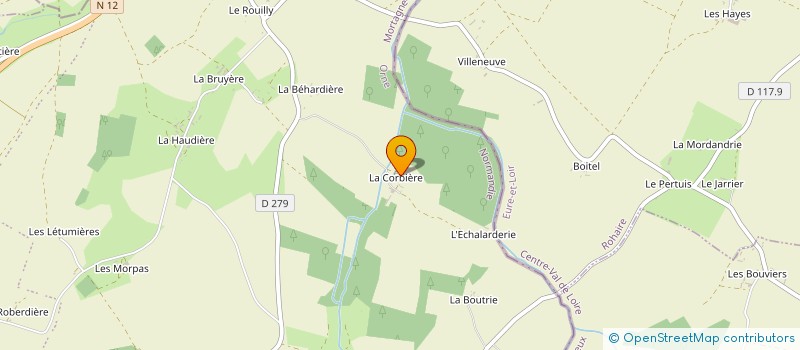 localisation de l'entreprise GROUPEMENT FONCIER RURAL DE LA CORBIERE à CHARENCEY