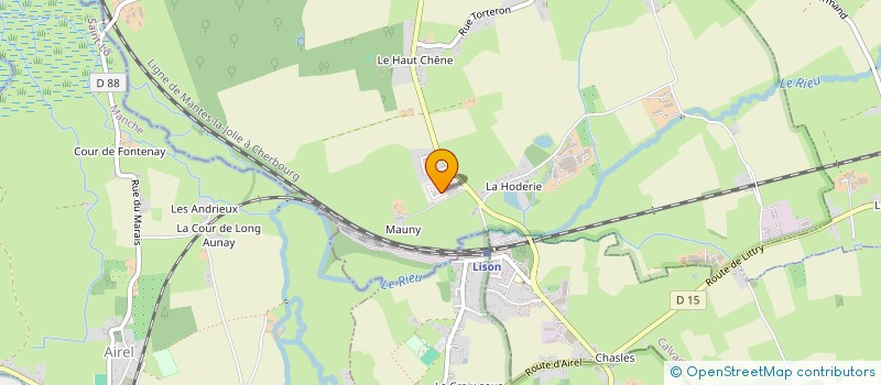 localisation de l'entreprise GROUPEMENT FONCIER RURAL DE LA CORCANE  ANGERS